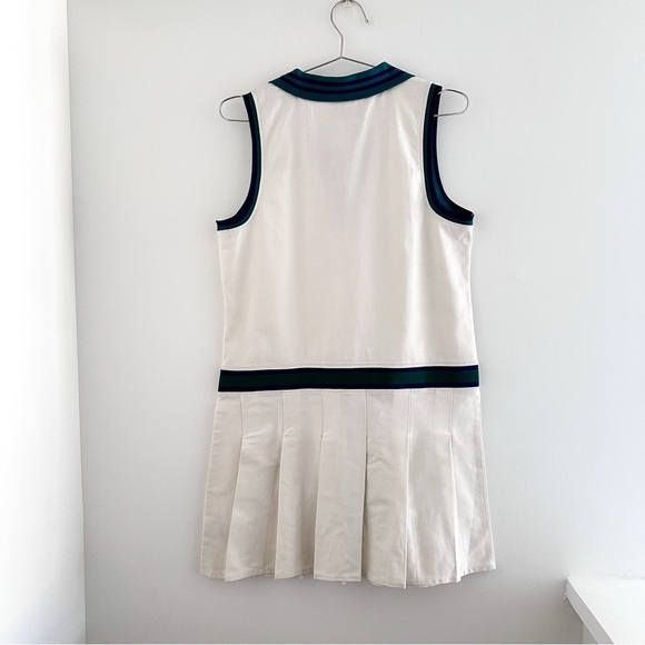 Prince White and Green Mini Dress - Picture 7 of 9